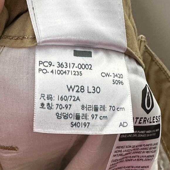 LEVI'S Premium Tailor High Loose Taper Pant Incense Tan Sz 28 {3J25} - Picture 7 of 7